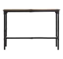 vidaXL Bartisch Massivholz Rau 150x55x107 cm Braunes Holz Bild 4
