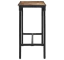 vidaXL Bartisch Massivholz Rau 150x55x107 cm Braunes Holz Bild 5