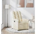 vidaXL Relaxsessel Creme Stoff Manuelle Liegefunktion Bild 1