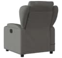 vidaXL Massage-Relaxsessel Dunkelgrau Stoff mit Vibrationsmassage Bild 4