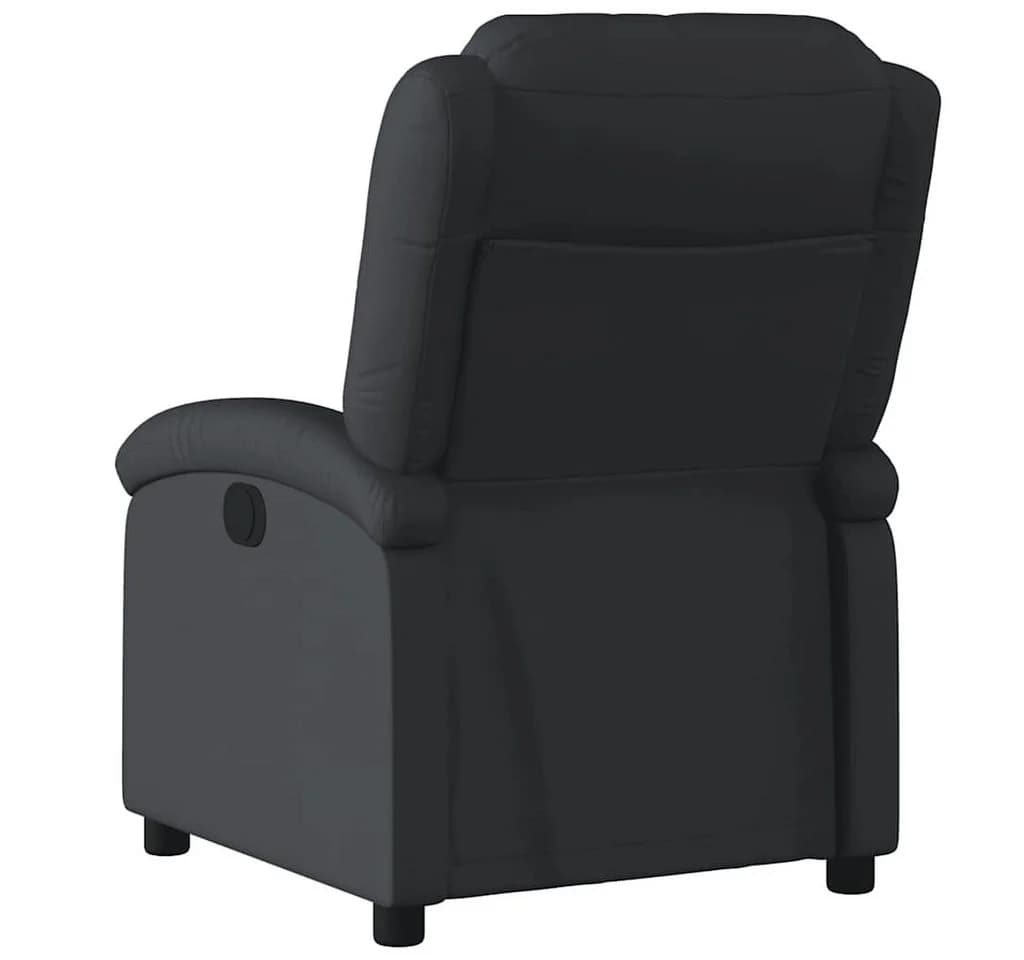 vidaXL Relaxsessel Schwarz Echtleder - Bild 4