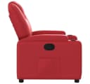 vidaXL Relaxsessel Rot Kunstleder mit Liegefunktion Bild 4