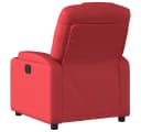 vidaXL Relaxsessel Rot Kunstleder mit Liegefunktion Bild 5
