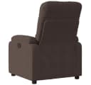 vidaXL Relaxsessel Braun Mikrofasergewebe mit manueller Liegefunktion Bild 3