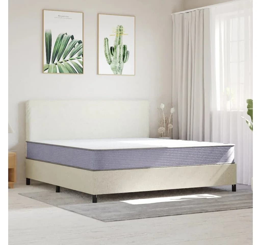 VIDAXL Boxspringmatratze Schaumstoff Mittelweich 200x200 cm