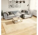vidaXL Teppich HUARTE Kurzflor Creme 240x340 cm Bild 1