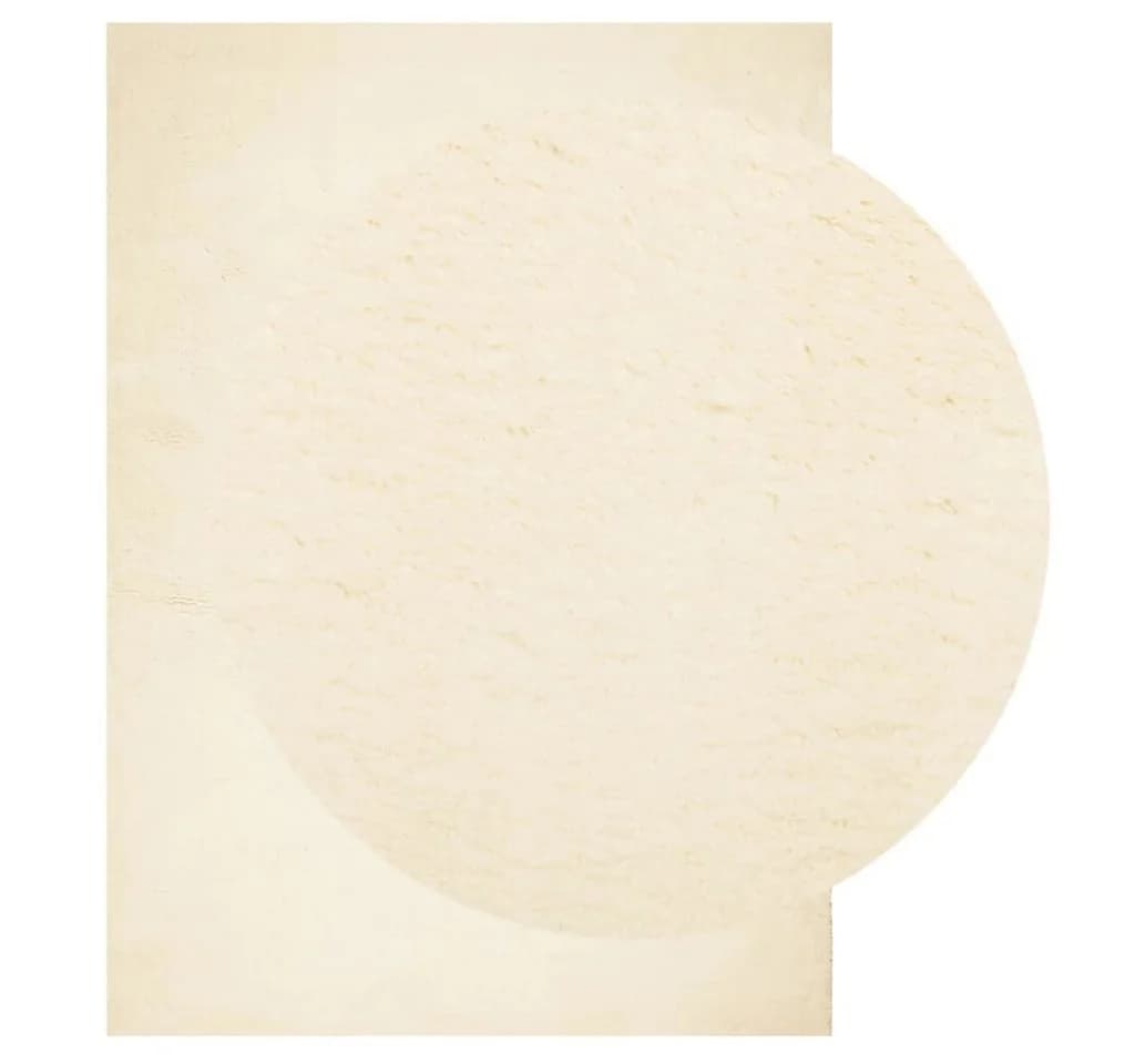vidaXL Teppich HUARTE Kurzflor Creme 240x340 cm - Bild 3