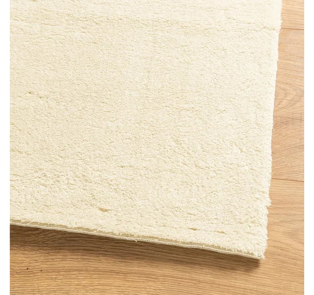 vidaXL Teppich HUARTE Kurzflor Creme 240x340 cm - Bild 4