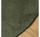 vidaXL Teppich HUARTE Kurzflor Waldgrün Rund 200 cm Bild 4