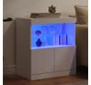 vidaXL Sideboard Weiß mit RGB LED-Beleuchtung Bild 3