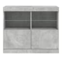 vidaXL Sideboard Betongrau mit LED-Beleuchtung Bild 5