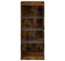 vidaXL Sideboard mit LED-Beleuchtung und USB-Anschluss Räuchereiche Bild 5