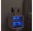 vidaXL Hängeschrank NA mit LED Leuchten Weiß Bild 3