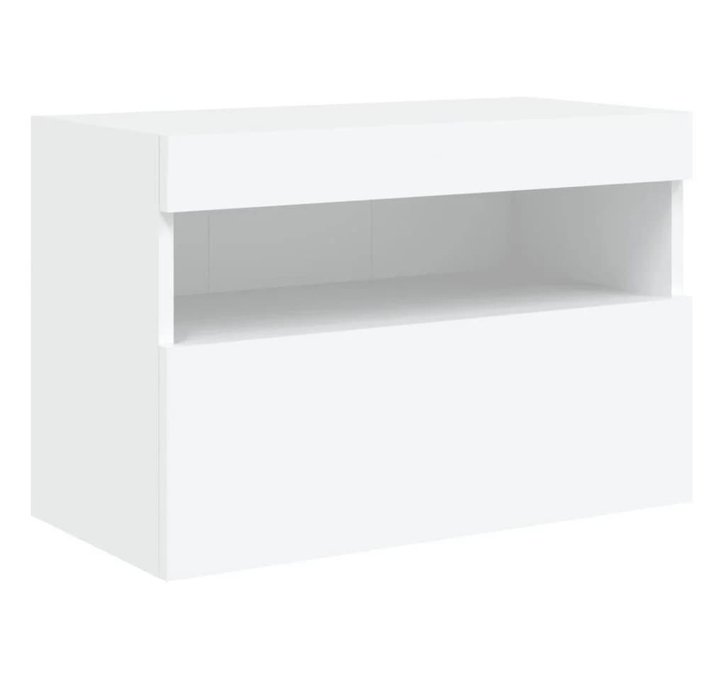 vidaXL TV-Wandschrank Weiß mit RGB-LED-Beleuchtung - Bild 2