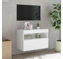 vidaXL TV-Wandschrank Weiß mit RGB-LED-Beleuchtung Bild 4