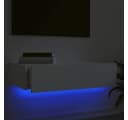 vidaXL TV-Schrank mit LED-Leuchten Weiß Bild 3
