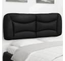 vidaXL Bett Kopfteil-Kissen "Hvar" Schwarz Kunstleder Bild 1