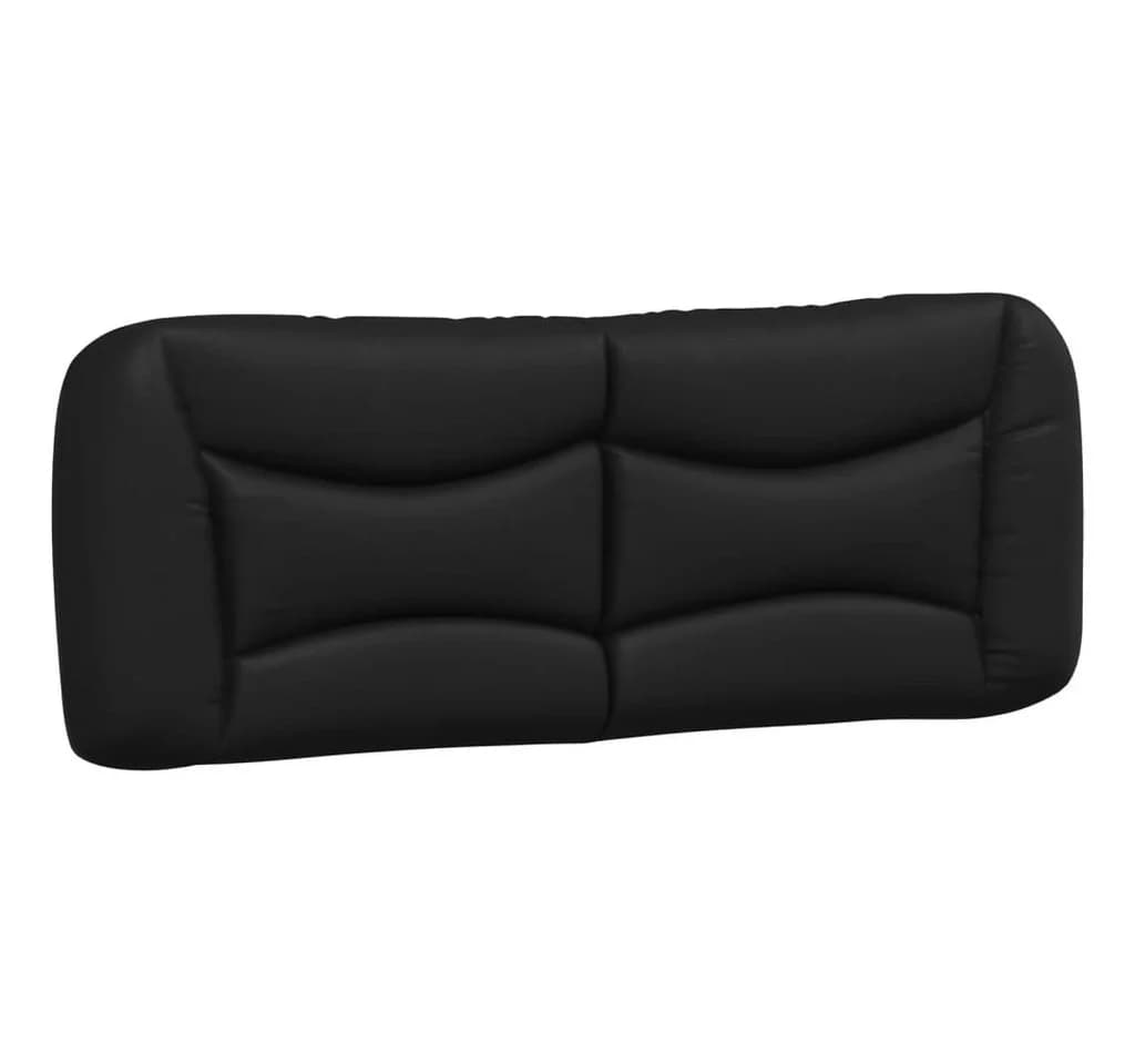 vidaXL Bett Kopfteil-Kissen "Hvar" Schwarz Kunstleder - Bild 2