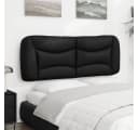 vidaXL Bett Kopfteil-Kissen "Hvar" Schwarz Kunstleder Bild 4