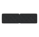 vidaXL Bett Kopfteil-Kissen Schwarz 180 cm Samt Bild 5