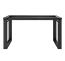 vidaXL Tischbein O-Gestell Schwarz Stahl Bild 4