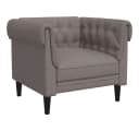 vidaXL Sofa 3-tlg. Sofagarnitur Taupe Stoff Modern Bild 4