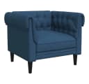vidaXL 3-teilige Sofagarnitur Blau Stoff Polstersessel Bild 4
