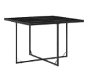 vidaXL Garten-Essgruppe 5-tlg. Schwarz Poly Rattan mit Hartglasplatte und Kissen Bild 4