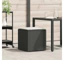 vidaXL Kissenbox Schwarz Poly-Rattan Gartenbox Bild 1