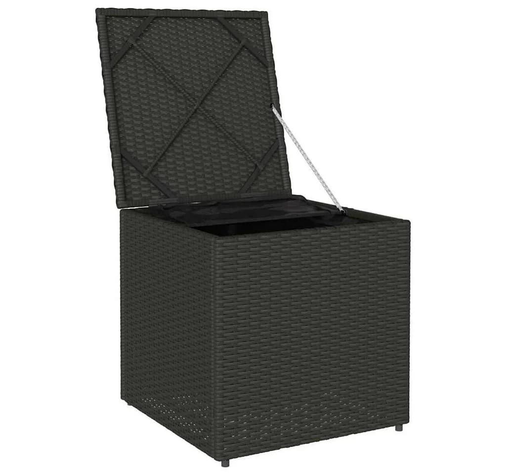 vidaXL Kissenbox Schwarz Poly-Rattan Gartenbox - Bild 4