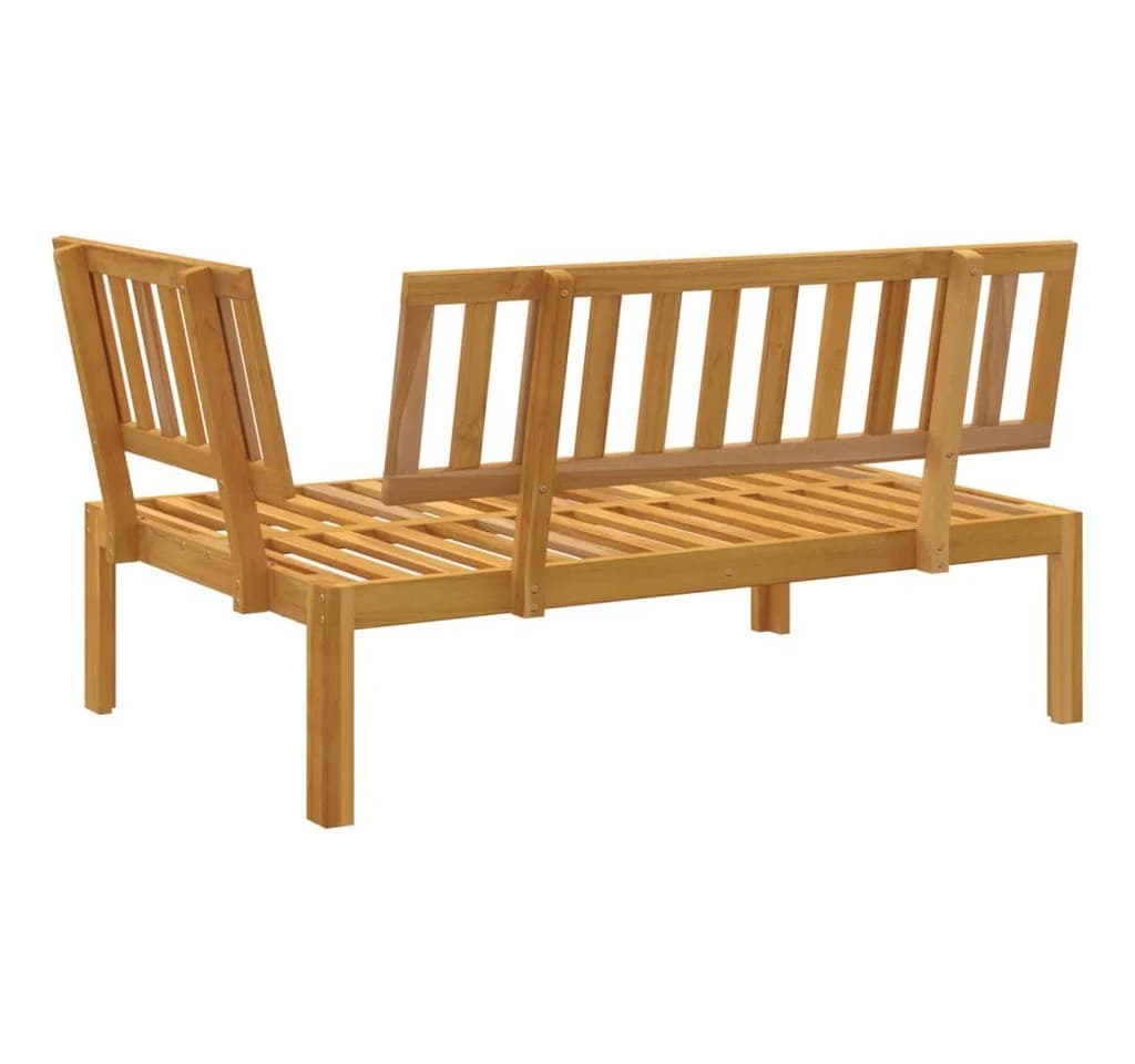 vidaXL Garten-Ecksofa aus massivem Akazienholz, braun - Bild 4