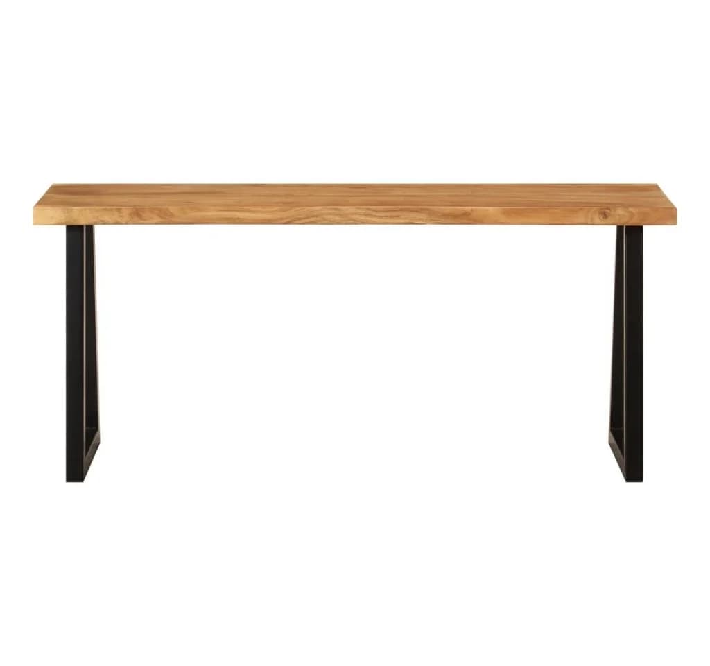 vidaXL Sitzbank Baumkante 105 cm Massivholz
