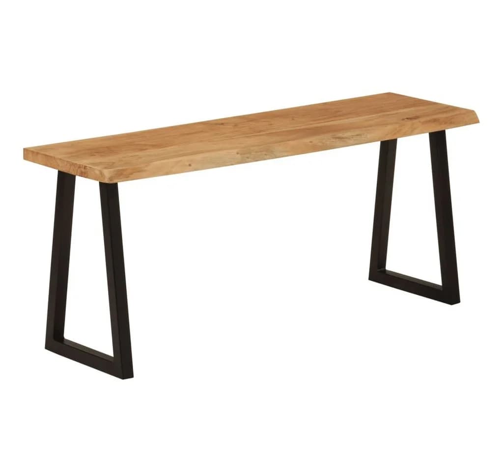 vidaXL Sitzbank Baumkante 105 cm Massivholz - Bild 2