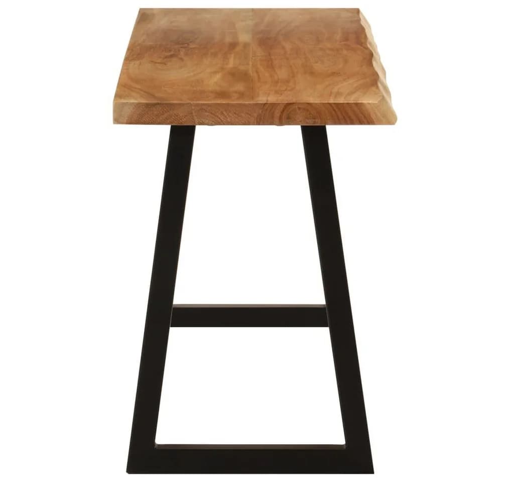 vidaXL Sitzbank Baumkante 105 cm Massivholz - Bild 3