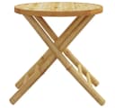 vidaXL Gartentisch Klappbar Bambus 45x45 cm Bild 5
