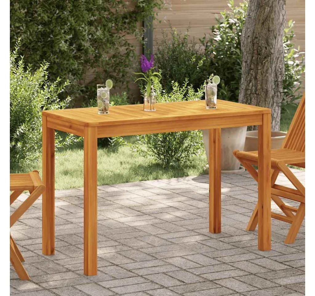 vidaXL Gartentisch aus Massivholz Rustikal