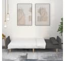 vidaXL Schlafsofa 2-Sitzer Dunkelgrau mit Kissen Bild 3