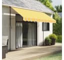 vidaXL Markisenvolant Gelb-Weiß Gestreift 280x20 cm Bild 1