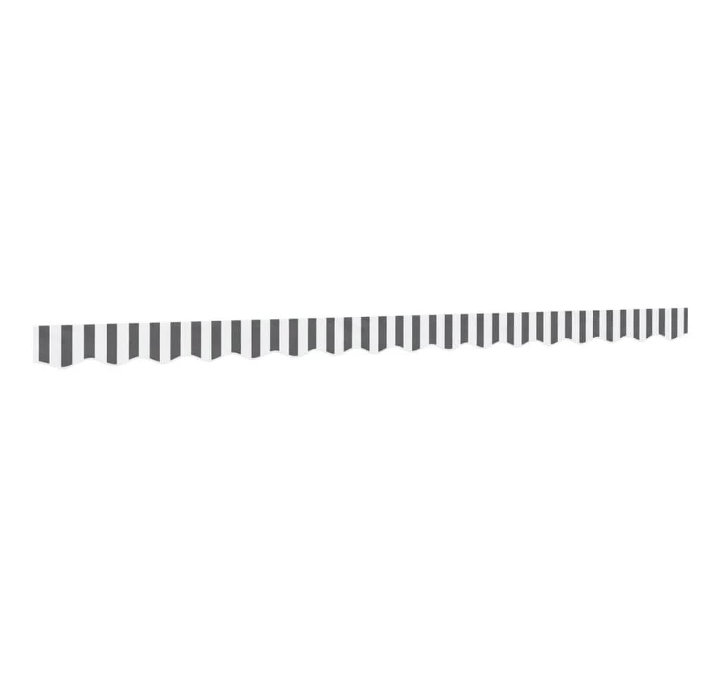 vidaXL Markisenvolant Anthrazit/Weiß Gestreift 400 cm - Bild 2