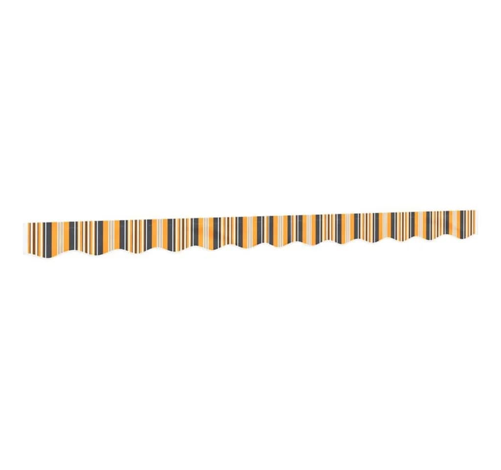 vidaXL Markisenvolant Gelb Grau Gestreift 300 cm - Bild 2