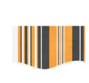 vidaXL Markisenvolant Gelb Grau Gestreift 300 cm Bild 4