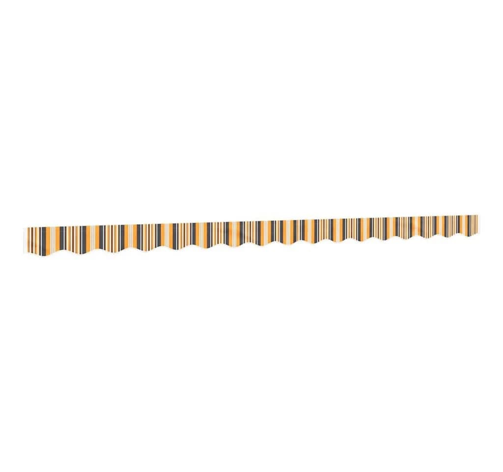 vidaXL Markisenvolant Gelb Grau Gestreift 400 cm - Bild 2