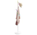 vidaXL Garderobenständer Weiß 172 cm Pulverbeschichtetes Eisen Bild 1
