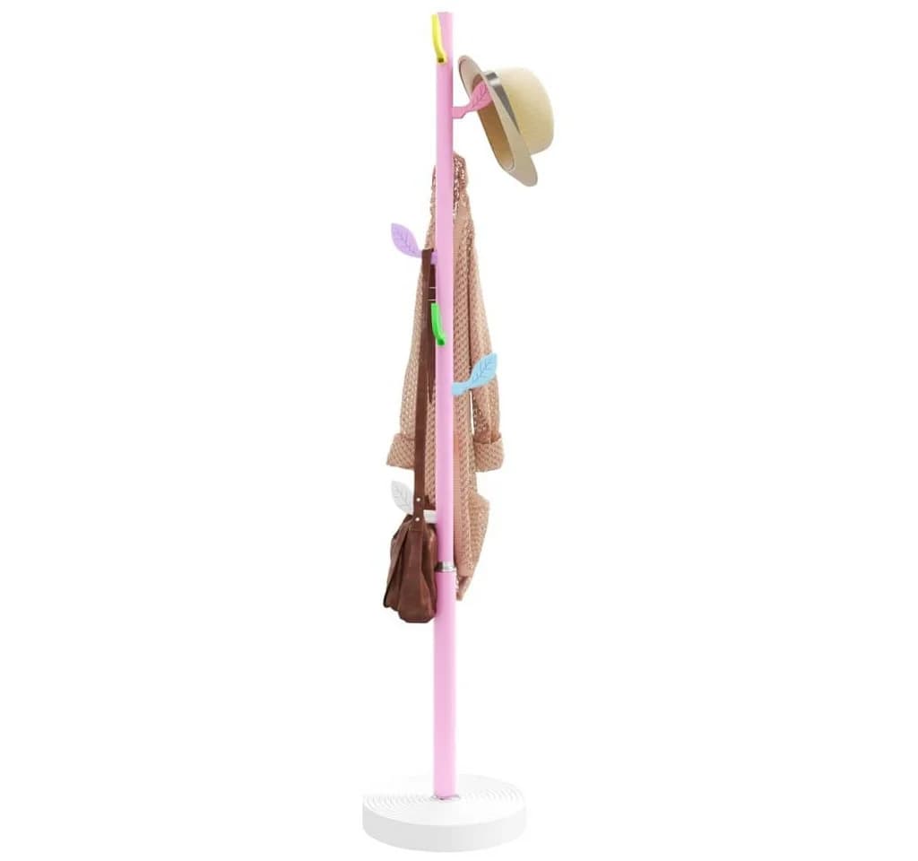 vidaXL Garderobenständer Rosa 172 cm mit 8 Haken
