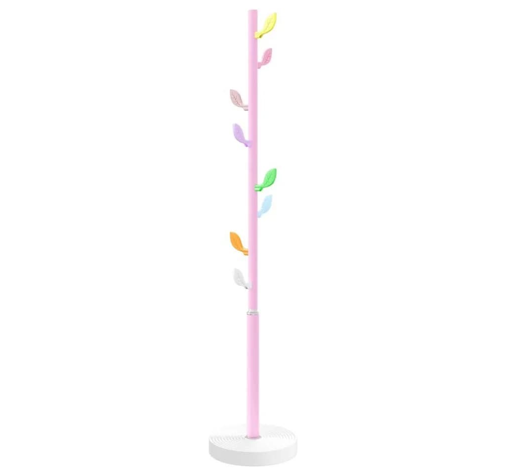 vidaXL Garderobenständer Rosa 172 cm mit 8 Haken - Bild 4
