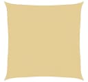 vidaXL Sonnensegel Sand 3x3 m Polyester Oxford Bild 2