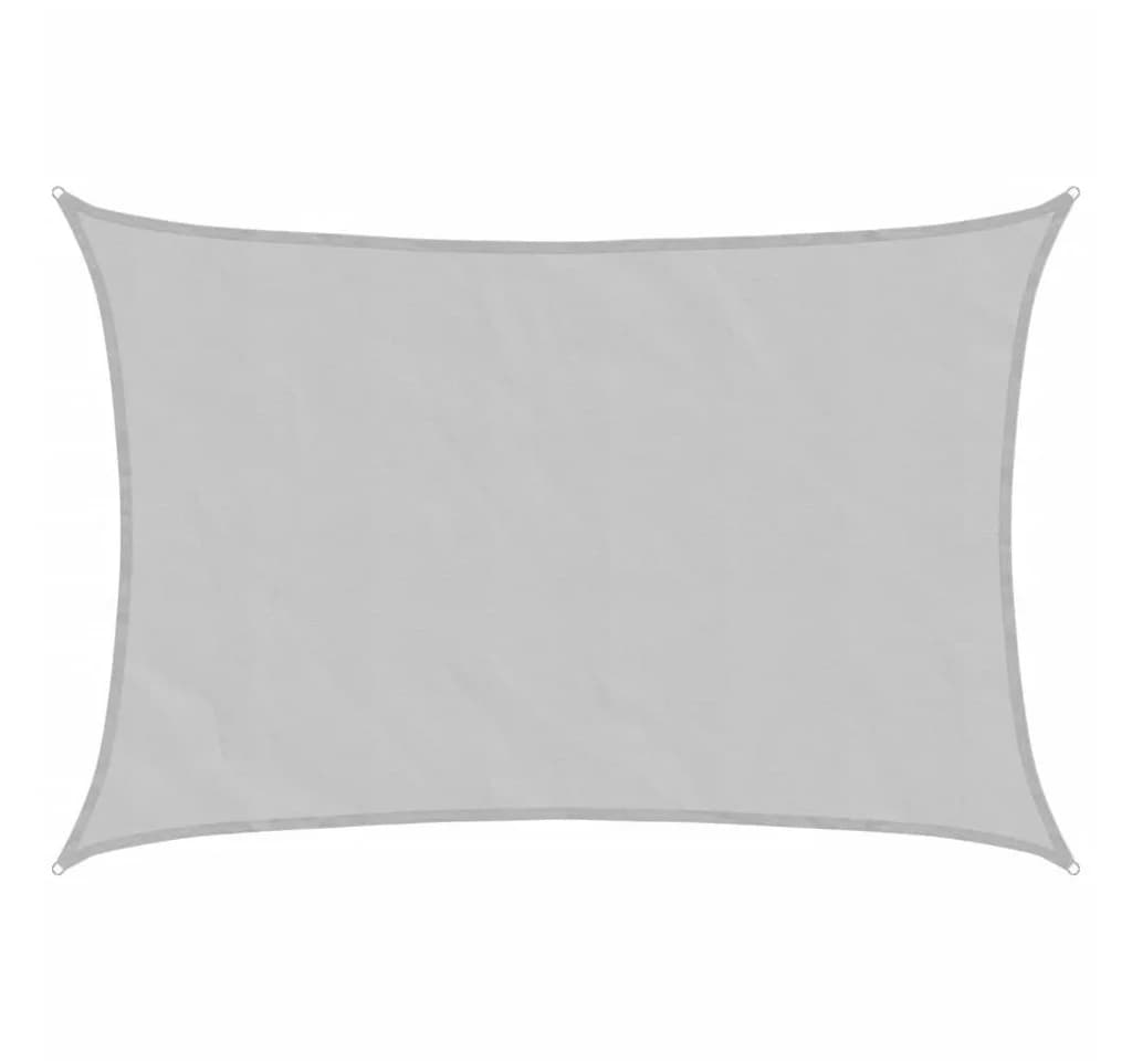 vidaXL Sonnensegel Hellgrau 3,5x2,5 m Polyester Oxford - Bild 2