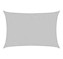 vidaXL Sonnensegel Hellgrau 6x4 m Polyester Oxford Bild 2
