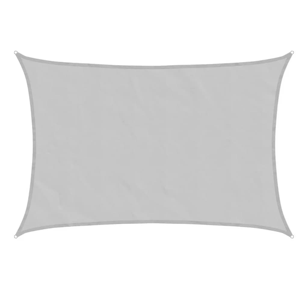 vidaXL Sonnensegel Hellgrau 6x4 m Polyester Oxford - Bild 2