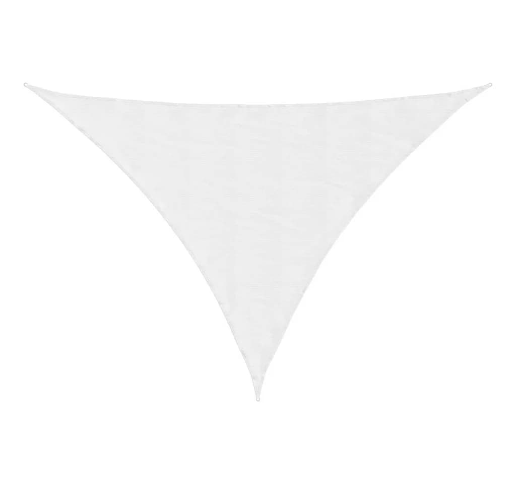 vidaXL Sonnensegel Weiß 7x5x5 m Dreieck Polyester Oxford - Bild 2